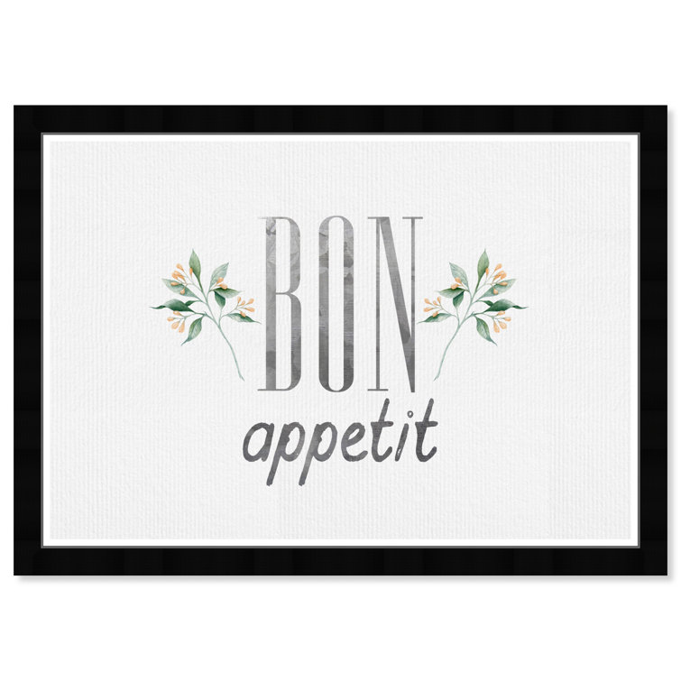 Trinx Bon Appetit Framed On Paper Print Wayfair Canada